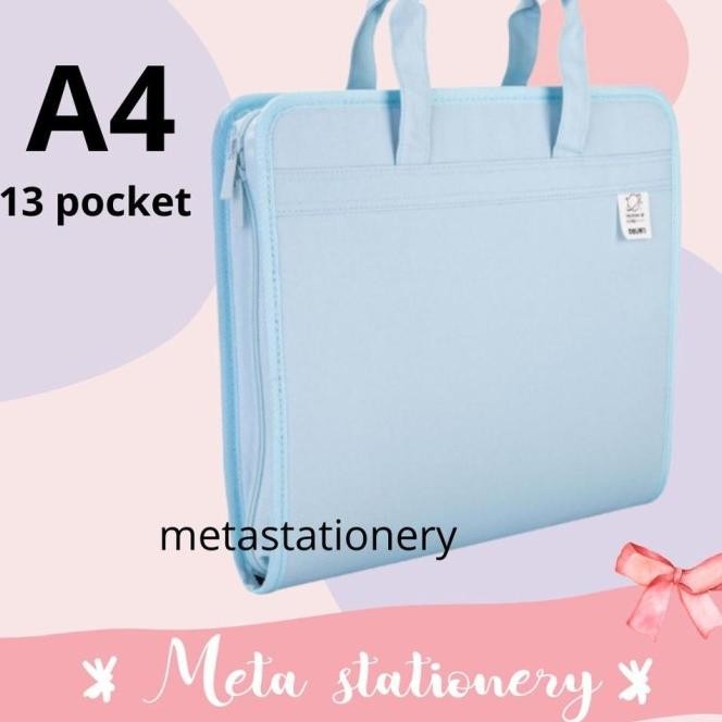

TERLARIS DOCUMENT BAG / TAS DOKUMEN FILE DELI A4 13 SEKAT 72561