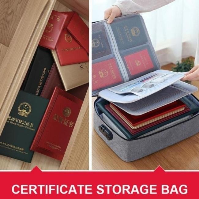 

[TBS]- TAS DOKUMEN TAHAN API DAN AIR TEMPAT MAP MENYIMPAN DOKUMEN & PASPOR TAS PENYIMPANAN