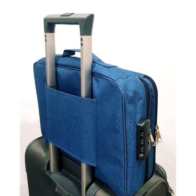 

MADONAJAYA- [LOCKIT] TRAVEL DOCUMENT BAG 3 DIGIT PASSWORD / TAS DOKUMEN ANTI AIR