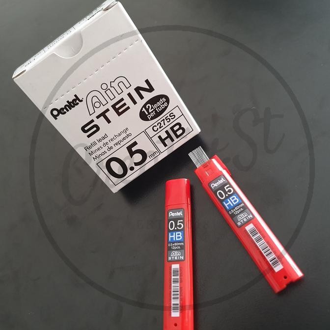 

Isi Pensil Mekanik Pentel 2B 0.5mm Ain Stein Lead (C275S)