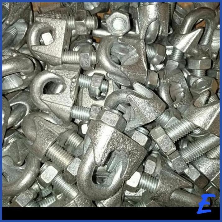 | SBK | CLAMP / KLEM KAWAT SELING 4MM / KUKU MACAN / WIRE CLIP 4MM
