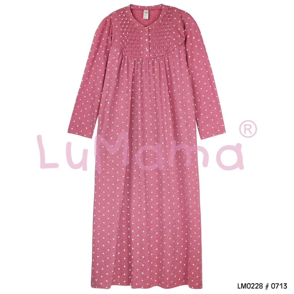 LuMama Daster Gamis Wanita Lengan Panjang / LM0228 0713