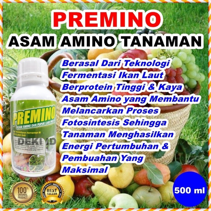 Produk Ready Premino 500 ml Pupuk Asam Amino Tanaman Nutrisi Organik Cair Aminosan