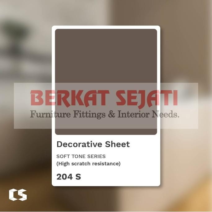 Decosheet Coklat CS 204 S SOFT TOUCH Decosit Dekosit Furniture Taco