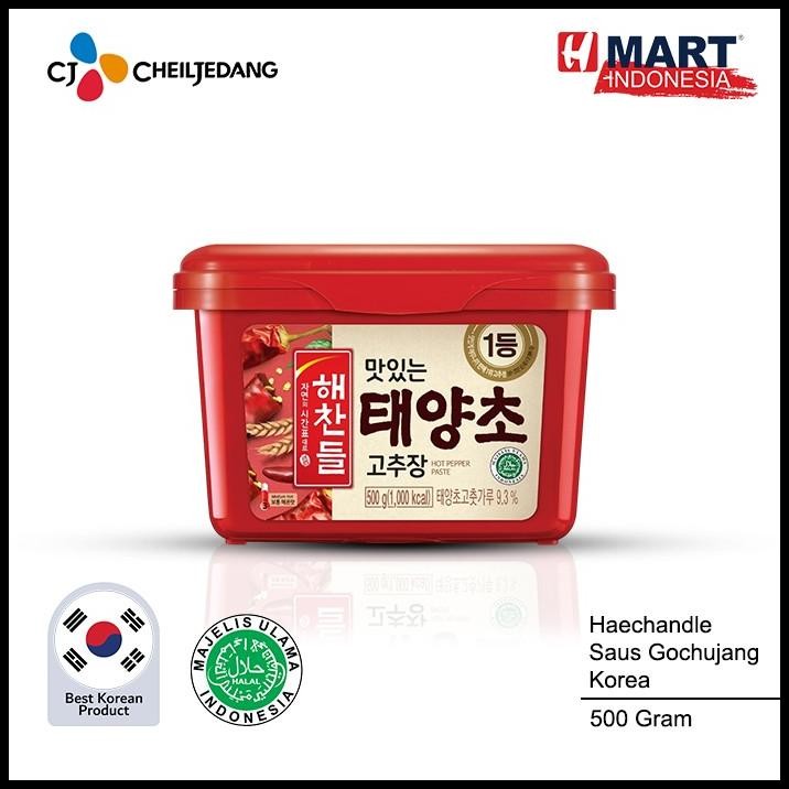 

Cj Haechandle Saus Gochujang Halal Mui - Pasta Cabai Korea 500G Halal