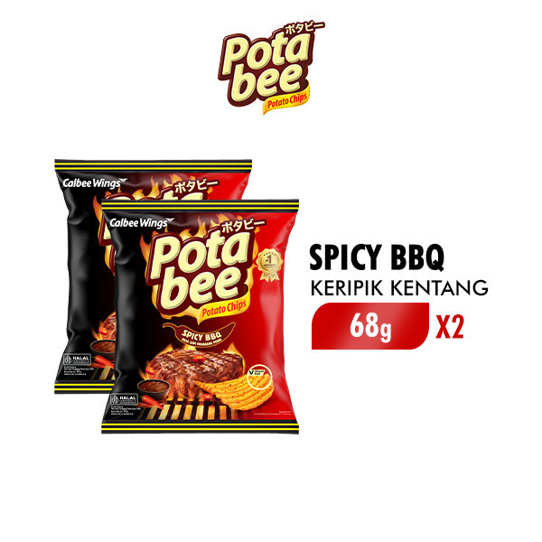 

Potabee Keripik Kentang Sapi Panggang Pedas Spicy BBQ 68 gr 1pc / / AB045