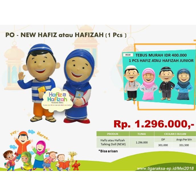 Hafiz Doll bundling Hafiz Junior Freeong