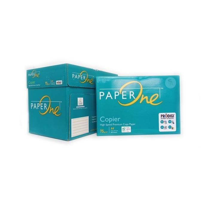 

Terlaris Paper One A4 75 Gsm - Khusus instant / SAME DAYS - Per Box = 5 Rim SALE