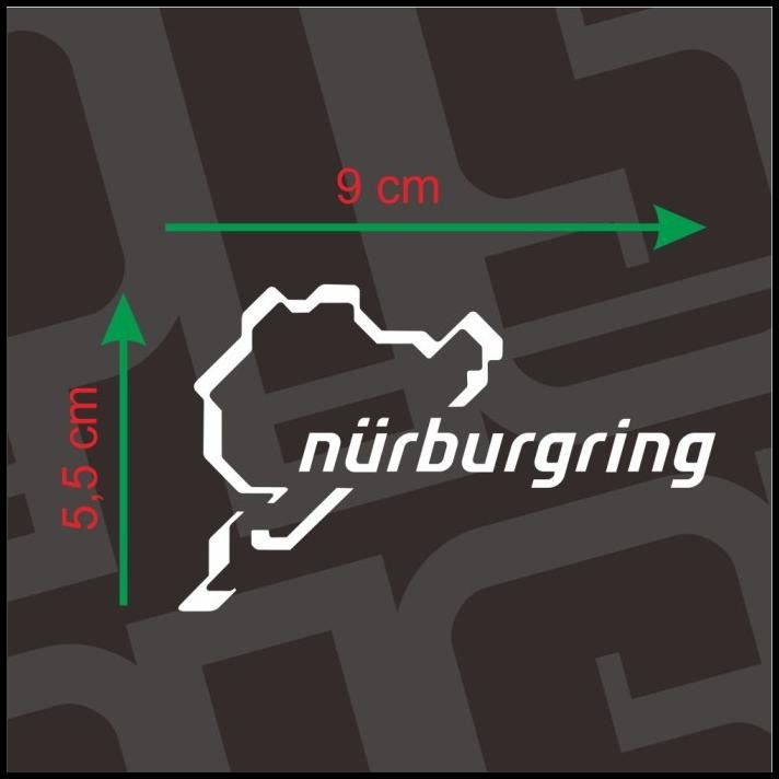 

BEST DEAL STICKER CUTTING NURBURGRING 02 - 9 CM X 5,5 CM !