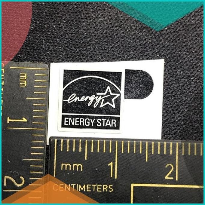 

Sticker stiker logo Energy star hitan ukuran kecil ori 11OKTZ4 onderdi