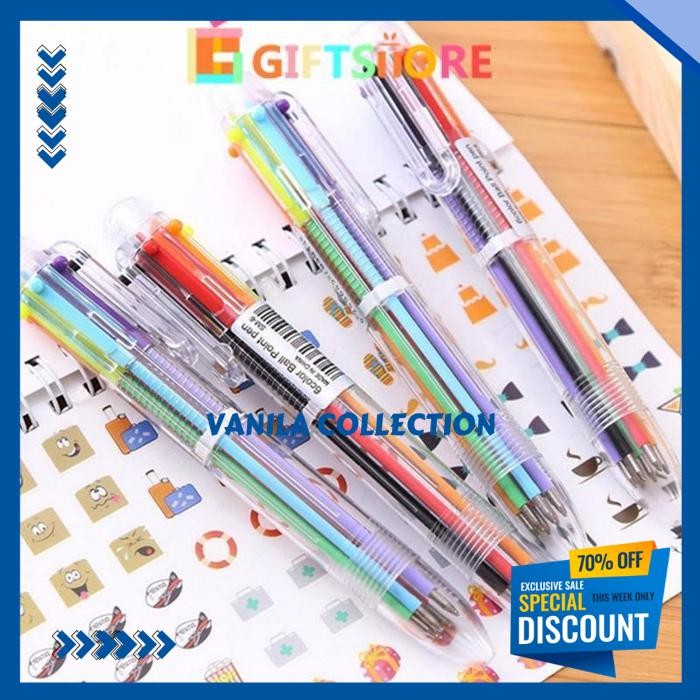

PULPEN WARNA PEN COLOUR 6 WARNA WARNI-GS TERLARIS