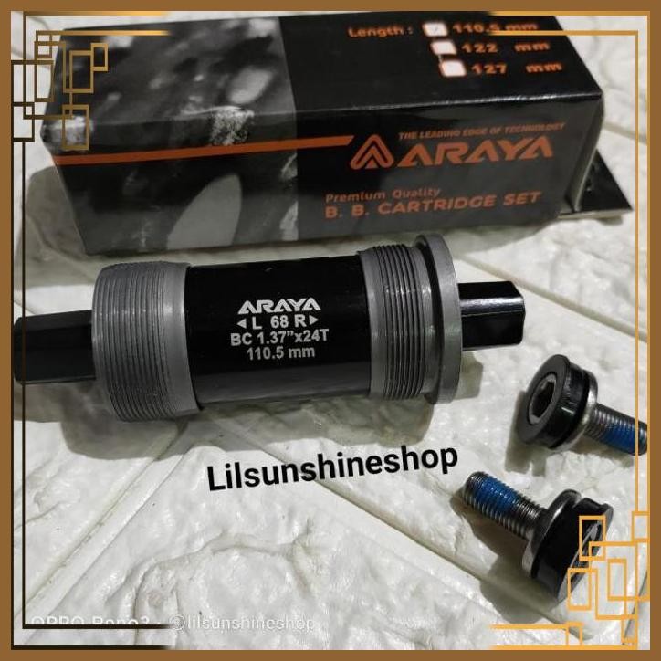 [LSS] BB BOTTOM BRACKET KOTAK BEARING ARAYA 110 ATAU 110.5 MM
