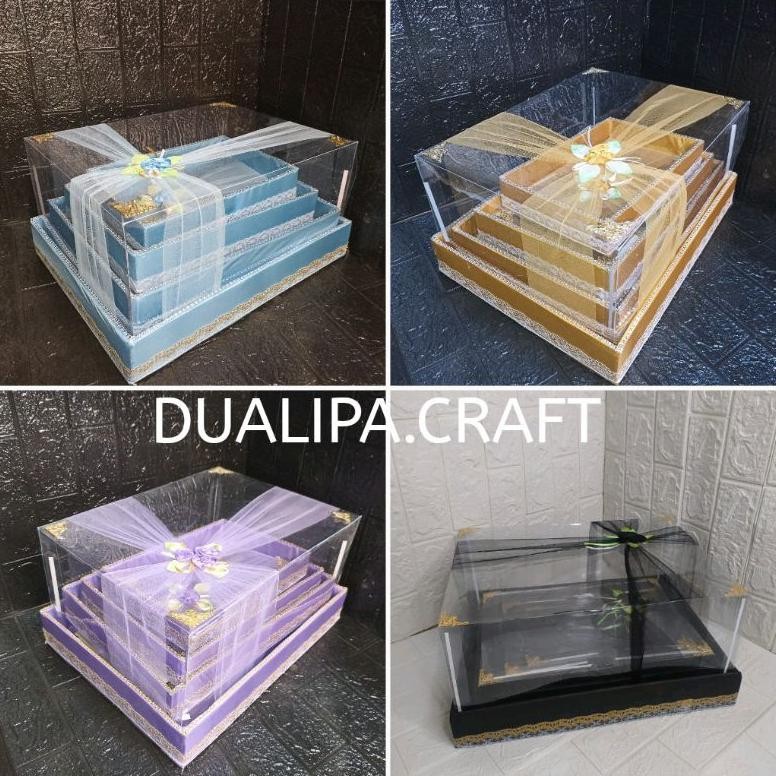 

Terpercaya Box Mika Seserahan Satu Set Isi 4 Kotak Hantaran Ukuran S M L Xl Full Hiasan Mudah Pemasangan High Quality