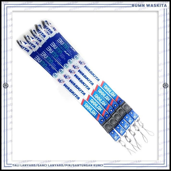 

TERMURAH TALI LANYARD GANTUNGAN ID CARD/HP/KUNCI/DLL.. WASKITA !