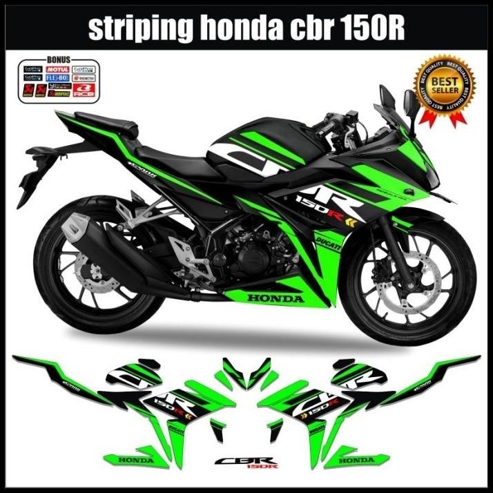 DISKON STRIPING MOTOR HONDA CBR 150 R / STIKER SKOTLET HONDA CBR 150 R GRAVIS 