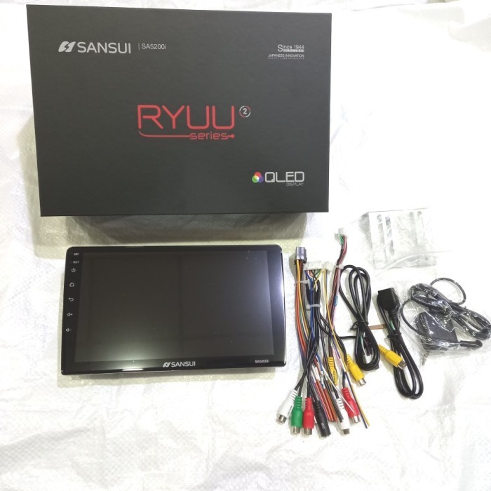 Jual SANSUI RYUU QLED Gen2 4/64 GB Android G2 9" Inch SA-5200I Head Unit Tape TV Mobil Double din