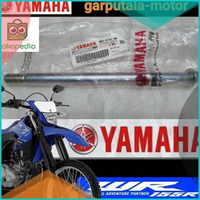 AXLE WHEEL BK6-F5181-00. WR155 R. YZF155 R15 AS TROMOL DEPAN STD 11OKT