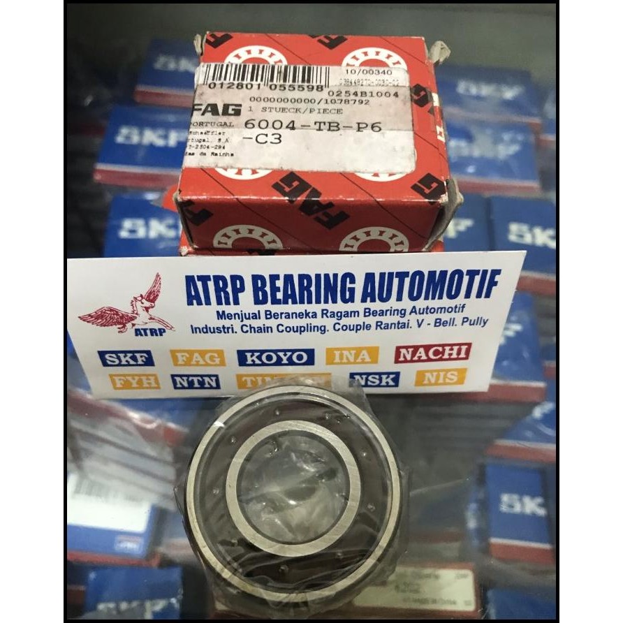 DISKON BALL BEARING 6004TBP63 6004 TBP63 FAG ORIGINAL 20X42X12 HIGH SPEED 