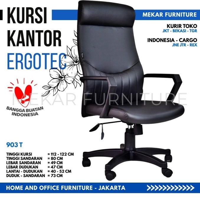 Kursi Kantor Ergotec 903 T - Kursi Direktur - Mekar Furniture