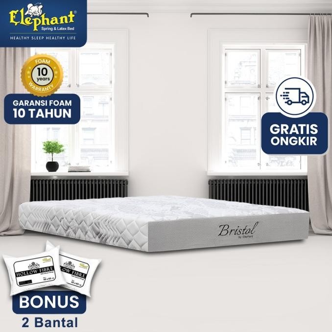 [CUSTOM BED] Elephant Springbed Kasur Bristol Tanpa Per / Matras Only