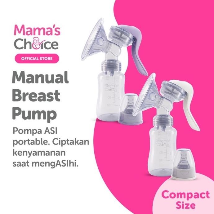 Mama's Choice Pompa Asi Manual Breastpump Susu Bayi + Dot BPA Free