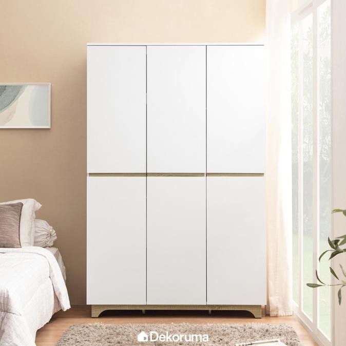 Dekoruma Lemari Pakaian 3 Pintu / Wardrobe  - Cubic LUNA MILANO LP 3P