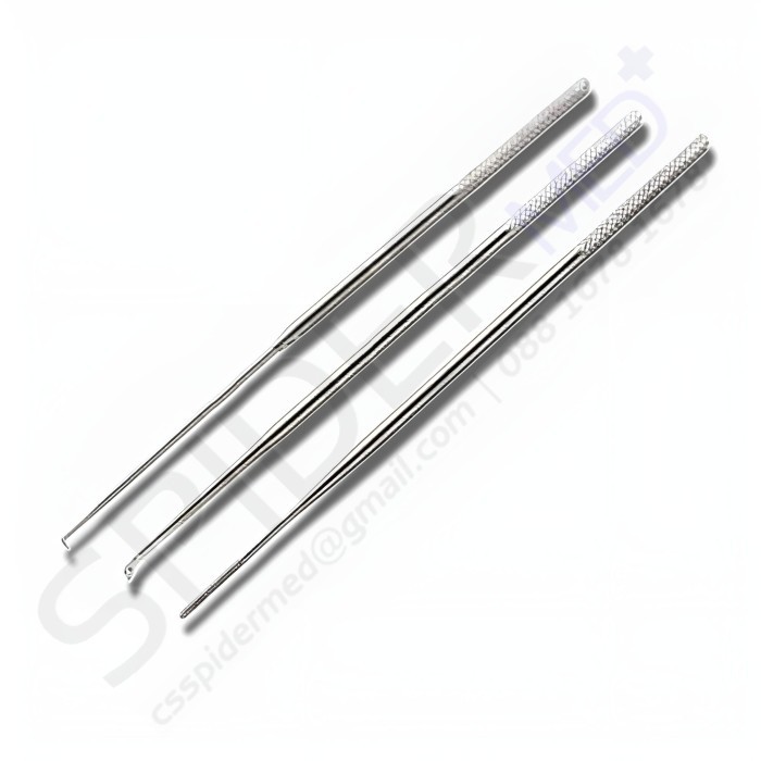 Renz Cerumens Set Ear Hook Ear Loop Cottoncarier Alat Prosedur Pengeluaran Kotoran Serumen Telinga