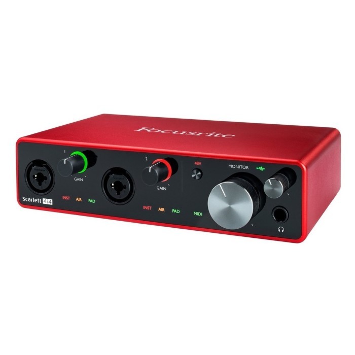 Terlaris Focusrite Scarlett 4I4 4Th Gen