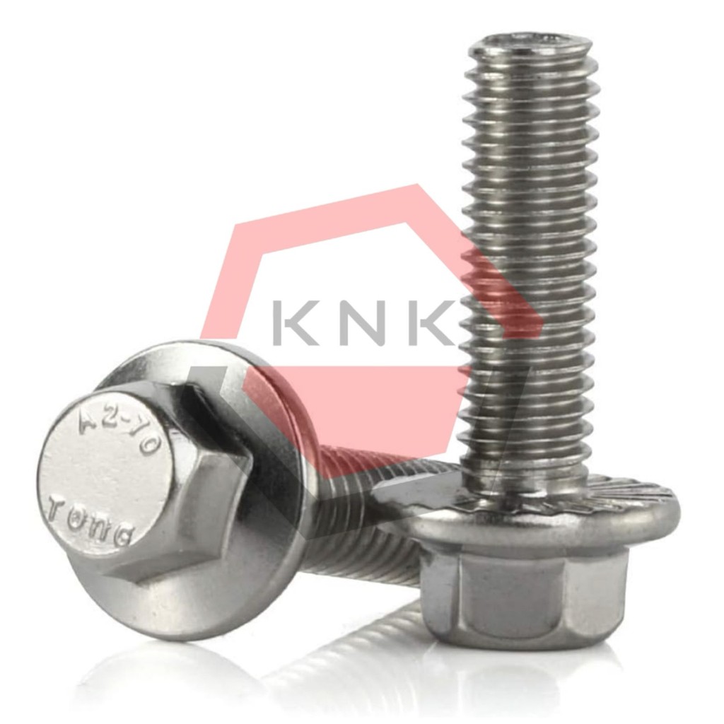 FLANGE BOLT STAINLESS STEEL M6x55 KUNCI 8
