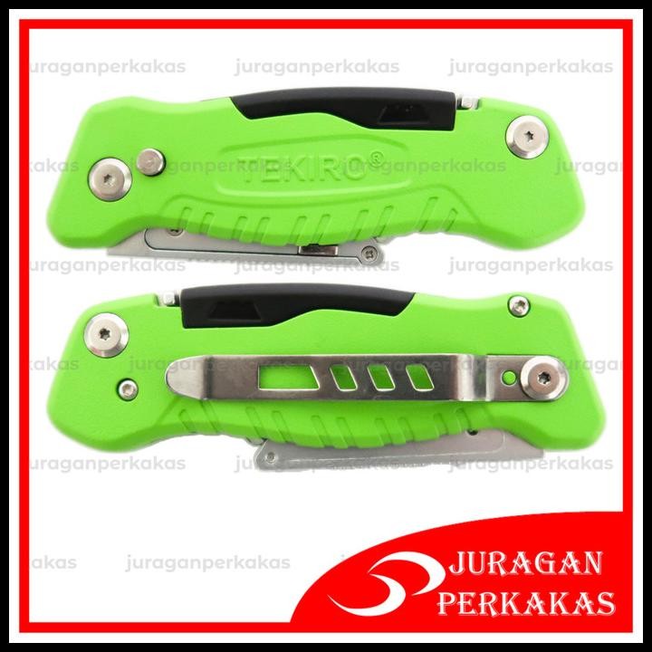 

GRATIS ONGKIR TEKIRO PISAU CUTTER LIPAT FOLDING UTILITY KNIFE ALAT POTONG SERBAGUNA !!