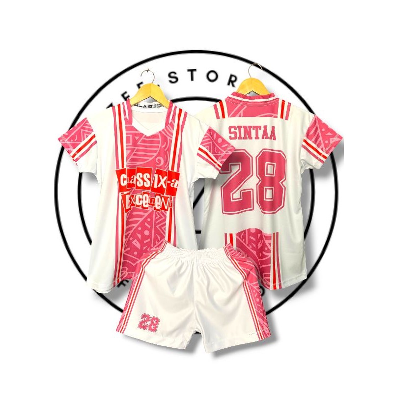Jersey Futsal Cewe Full Print Kaos Sepak Bola Wanita