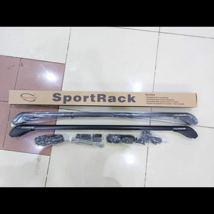 Paket Roof Rack Foxco & Cross Bar Jepit Body Platinum Escudo Vitara