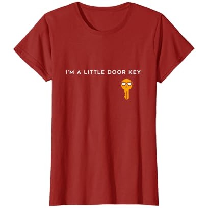 Saya Kunci Pintu Kecil Nerdy Puns Bad Dorky Pria Kado T-Shirt |1DTHvacC|