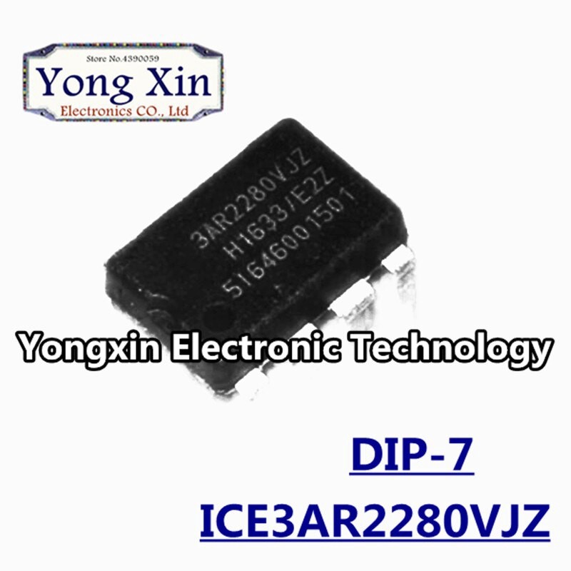 5 Buah IC ICE3AR2280VJZ ICE3AR2280 3AR2280VJZ DIP-7 Asli Baru |A063FE28|