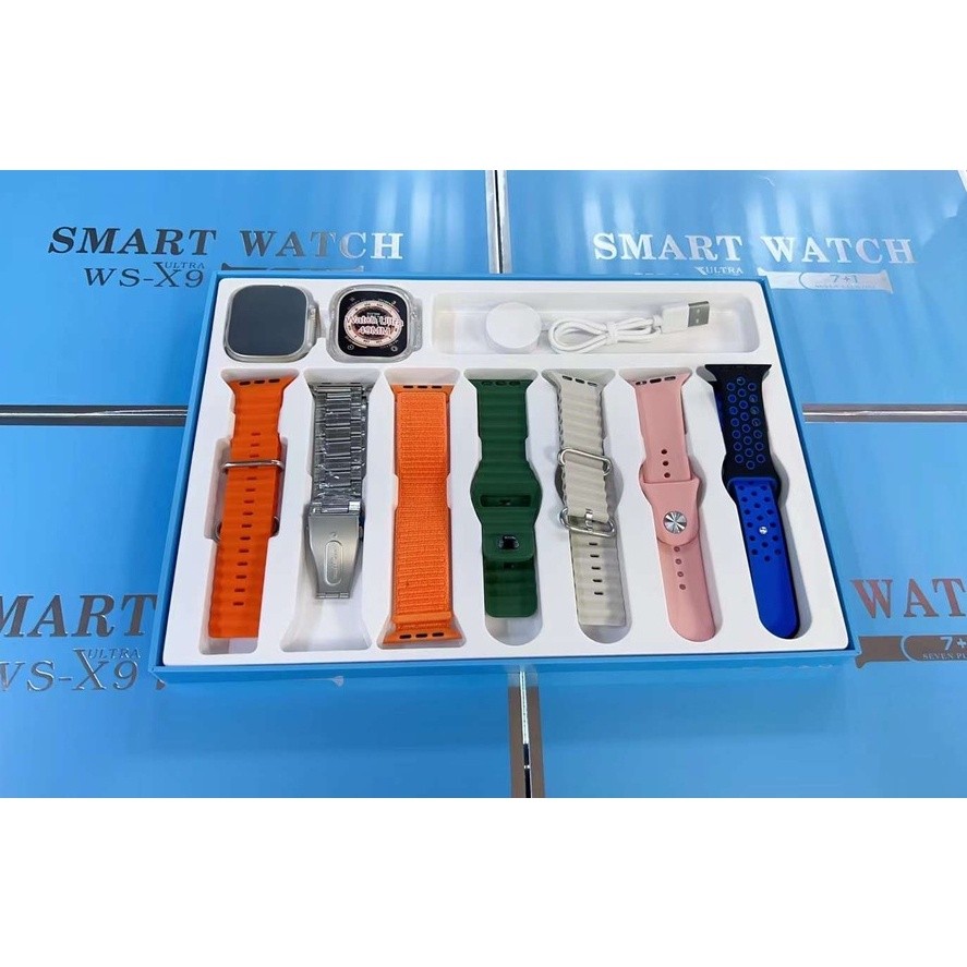 Jam Tangan Pintar Ultra Ws-x9 2023 Iwo 8 Seri Kompas Ultra Ferefit X 9 Jam Tangan Pintar Baru Ws X9 