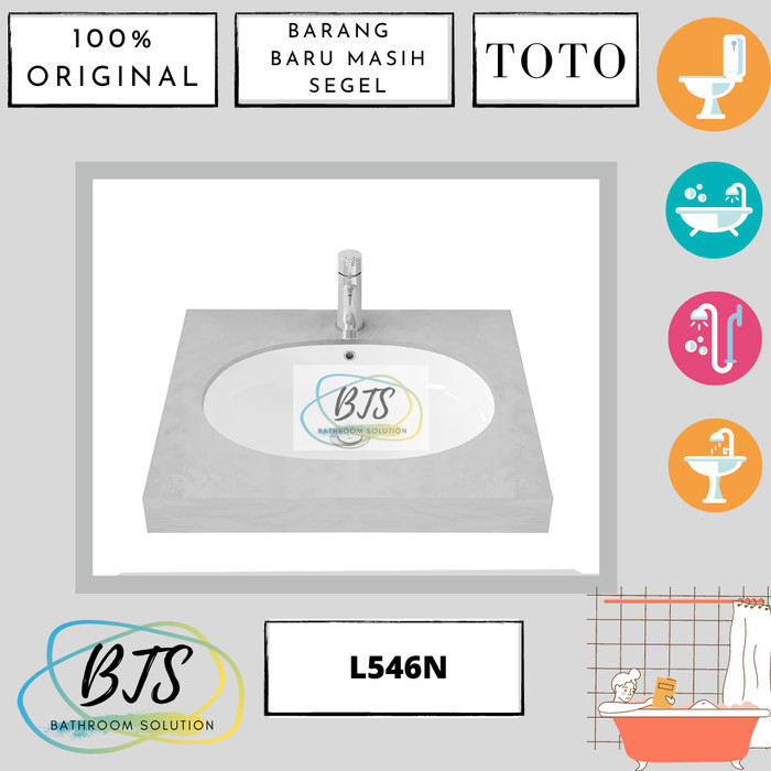 Wastafel meja TOTO L546N / L 546 N / L546 N / L 546N / L546N / L546