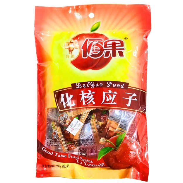 

S21745 BAIGUO HUA HEK IN CE MERAH MANISAN IMLEK 180GRX40BKS MAJU BERSAMA (20250421)