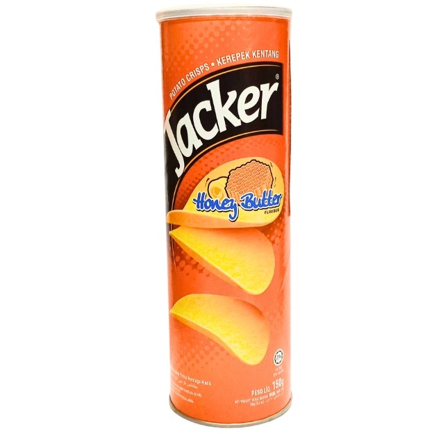 

S21854 JACKER POTATO CRISPS HONEY BUTTER SNACK MALAYSIA 150GR MAJU BERSAMA
