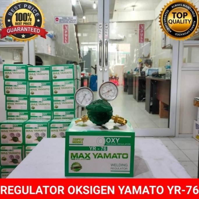 REGULATOR LAS OKSIGEN YAMATO - REGULATOR LAS OXYGEN YAMATO -TABUNG GAS ORIGINAL DAN TERPERCAYA