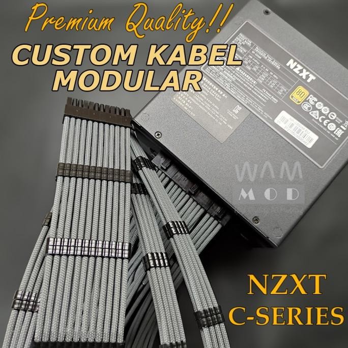 Custom Kabel PSU NZXT C-Series C650 C750 C850 GOLD Fully Modular