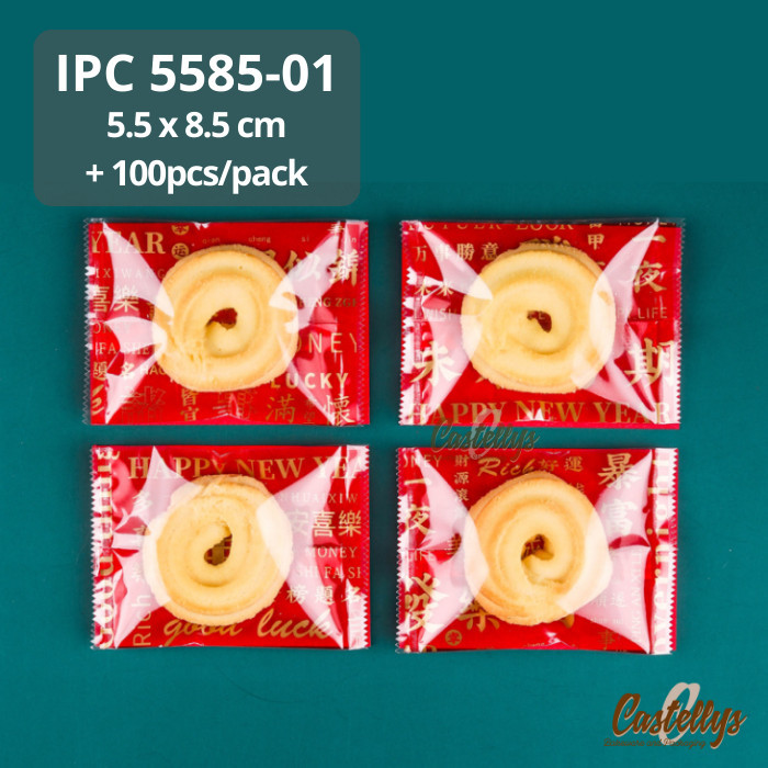 

TERMURAH - Plastik Cookies IPC 5585-01 Nastar Kue Kering Snack Imlek Sincia CNY