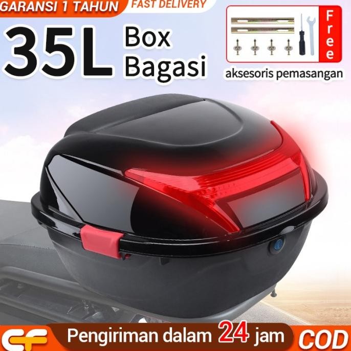 Epic Finds Box motor belakang, bagasi motor, Helm Sepeda Motor Bagasi  TEG