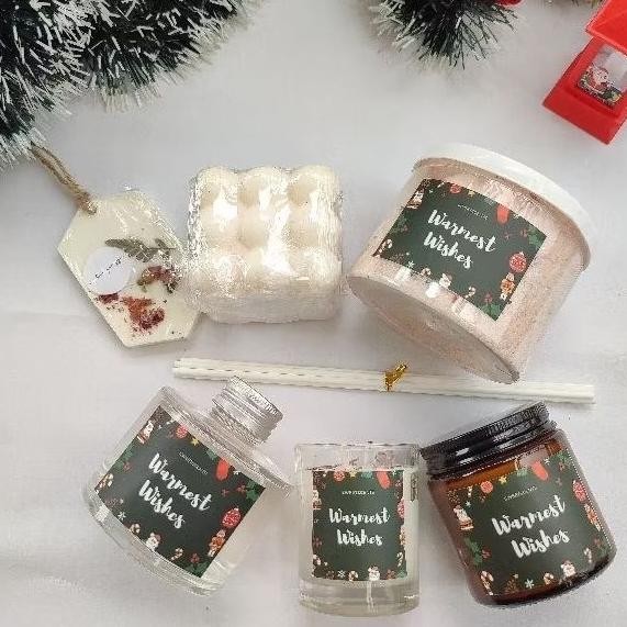 

Premium Hampers Christmas Natal Reed Diffuser Scented Candle Gift Set Hadiah Hari Ini