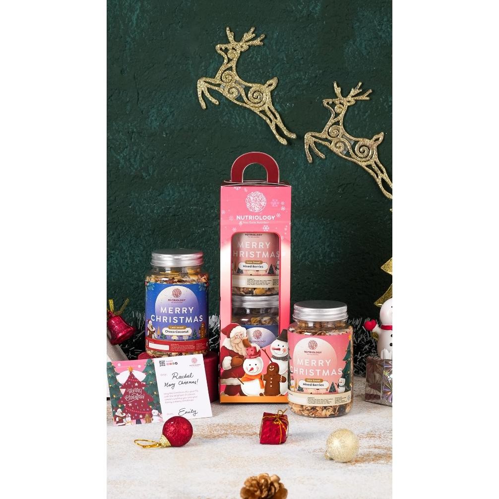 

Hampers Natal Tahun Baru Granola Nutriology Carol Set Bingkisan Parsel Gift Parcel Hadiah Cantik Christmas New Year Cod
