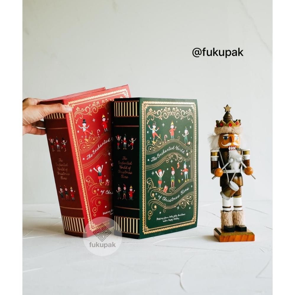 

Christmas Book Shaped Hamper Box (10Pcs) Kotak Natal Bentuk Buku Trend