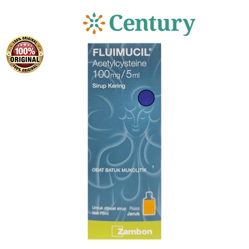 FLUIMUCIL 100ML/5 ML SIRUP KERING 75ML / OBAT BATUK KERING / DRY SIRUP