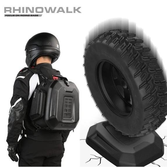 TAIL BAG MOTOR WATERPROOF RHINOWALK MT 2335 TAS MOTOR TOURING UNTUK MOTOR SPORT
