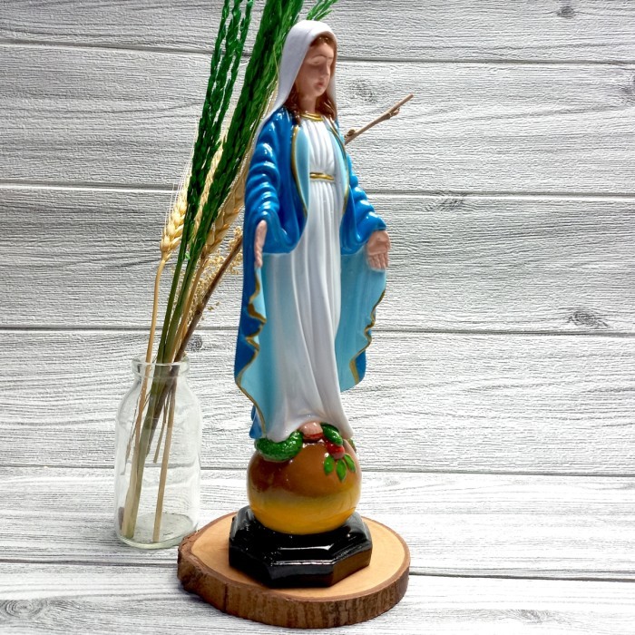Azzatun - Patung Bunda Maria 25 Cm/Patung Maria Tangan Terbuka/Patung Maria