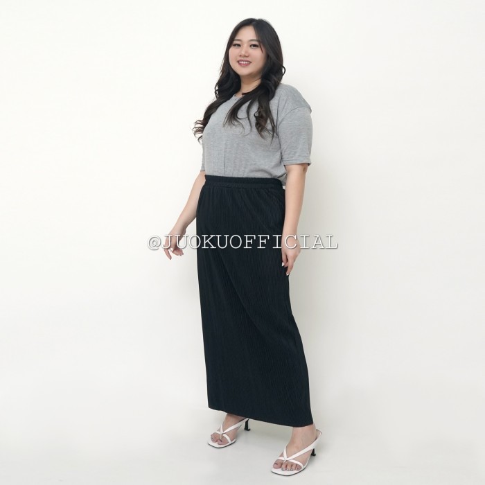 Rok Span Jumbo Plisket Lidi / Rok Plisket Jumbo / Plisket