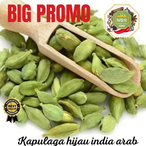 

PROMO KAPULAGA HIJAU INDIA ARAB PREMIUM/ CARDAMON - 100 GRAM P67JM